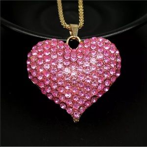 Pink Heart Necklace